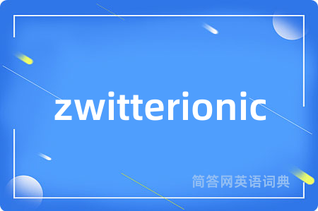 zwitterionic